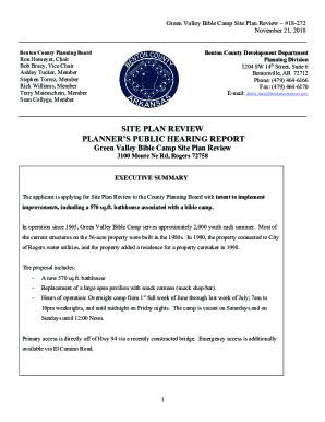 PUBLIC HEARING REPORT .